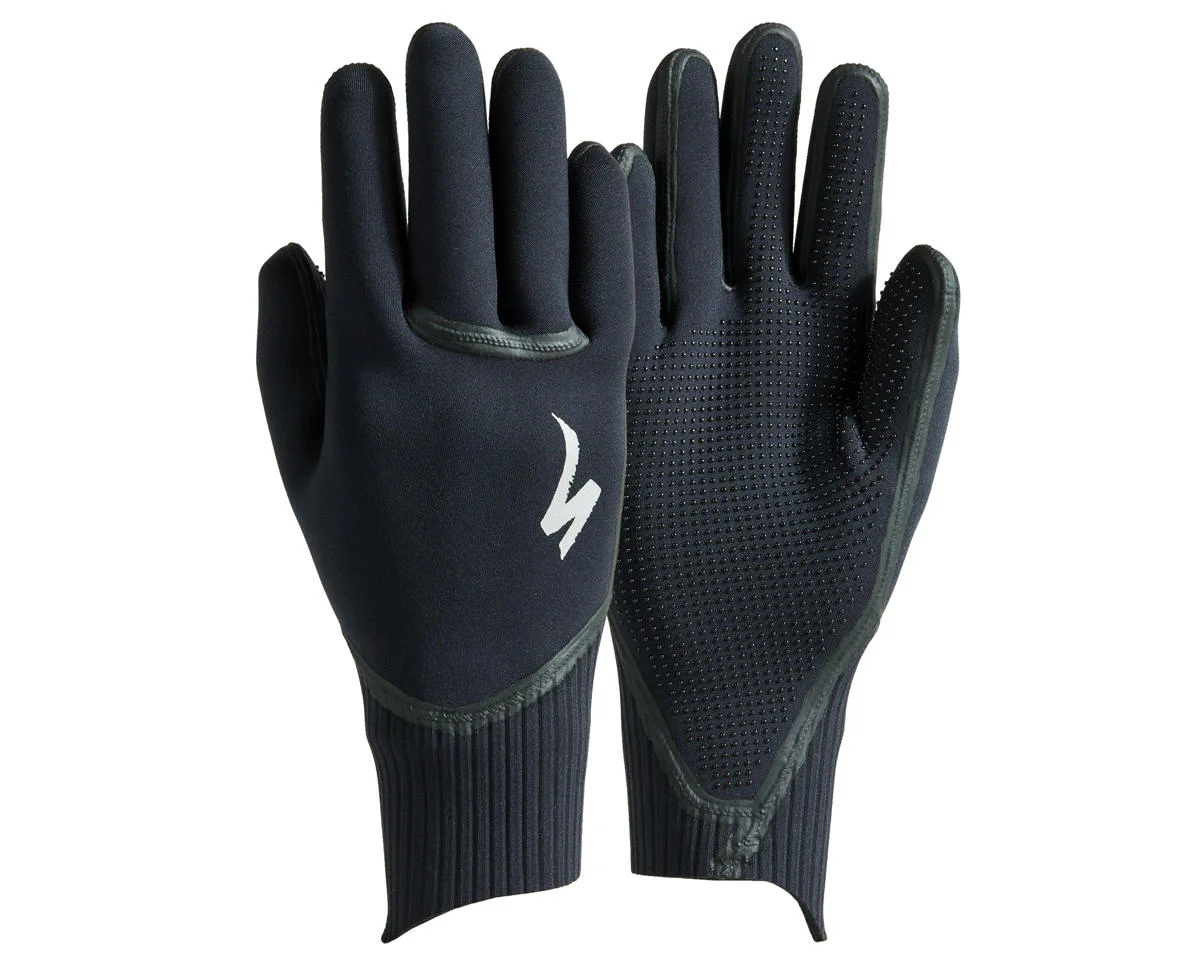 Specialized Neoprene Long Finger Gloves (Black) (M)